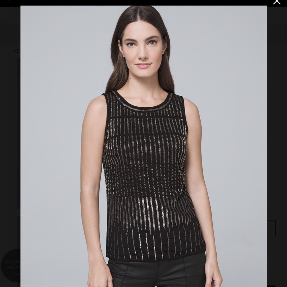 NWT WHBM EMBELLISHED TANK